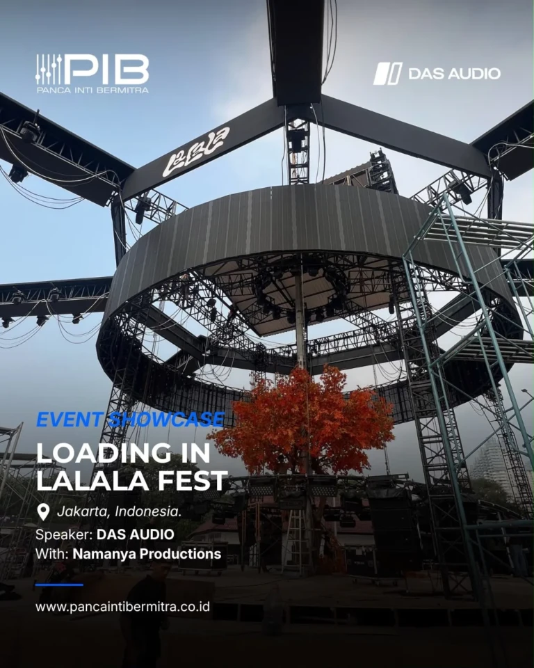 Getting ready for LaLaLa Fest Jakarta! 🔥Tim PIB dan @namanya.productions sudah melakukan ekseku